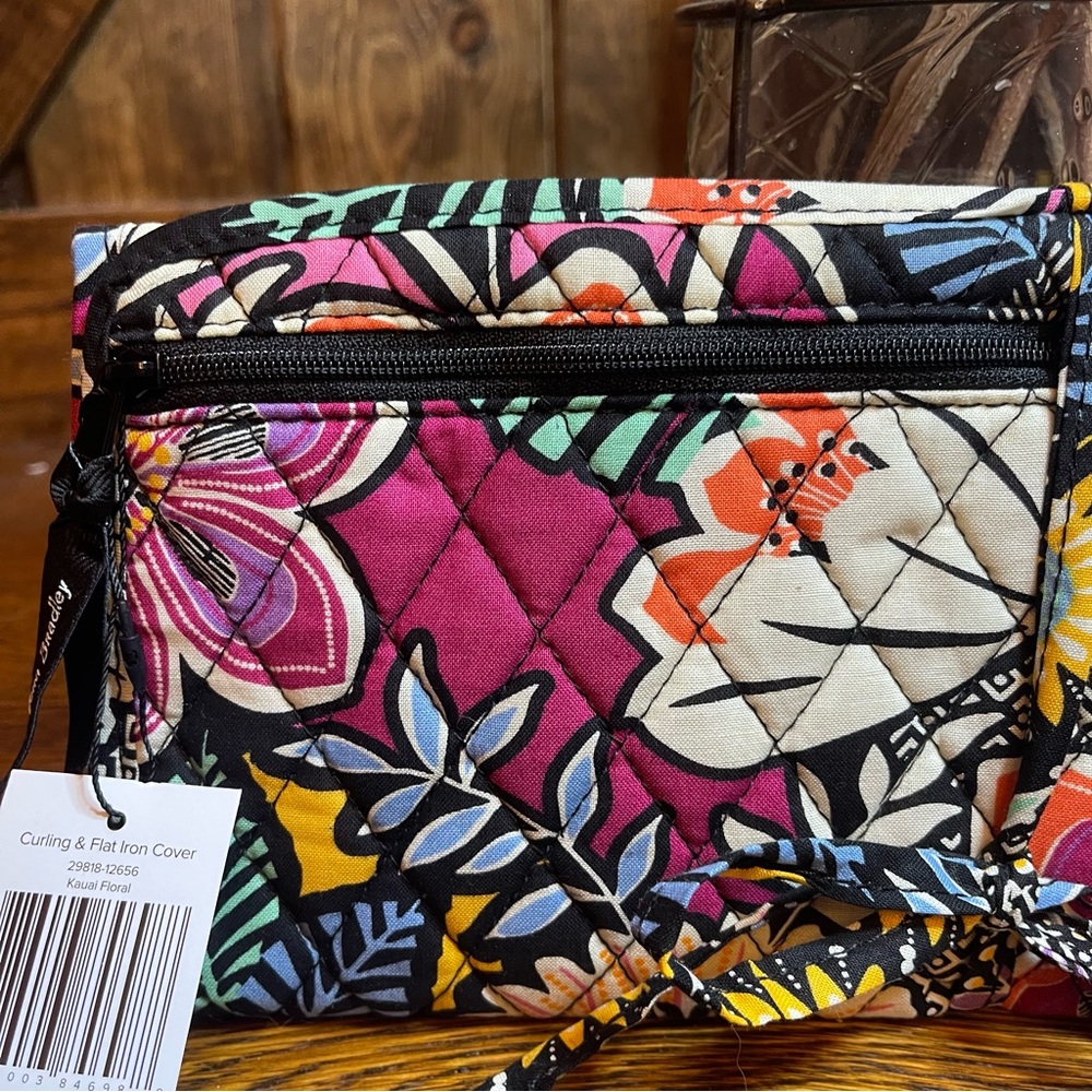 Vera Bradley Kauai Floral Curling & Flat Iron Travel Carrier Bag NWT New - Picture 3 of 9